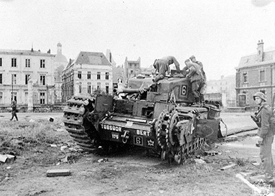 British Churchill tank